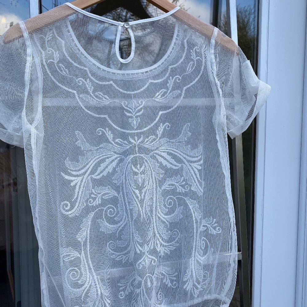 White Lace Blouse
